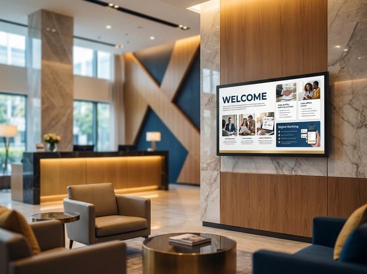 Hotel welcome screen