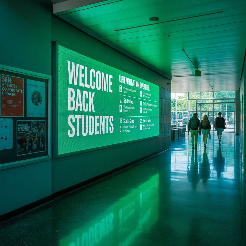 Education digital signage