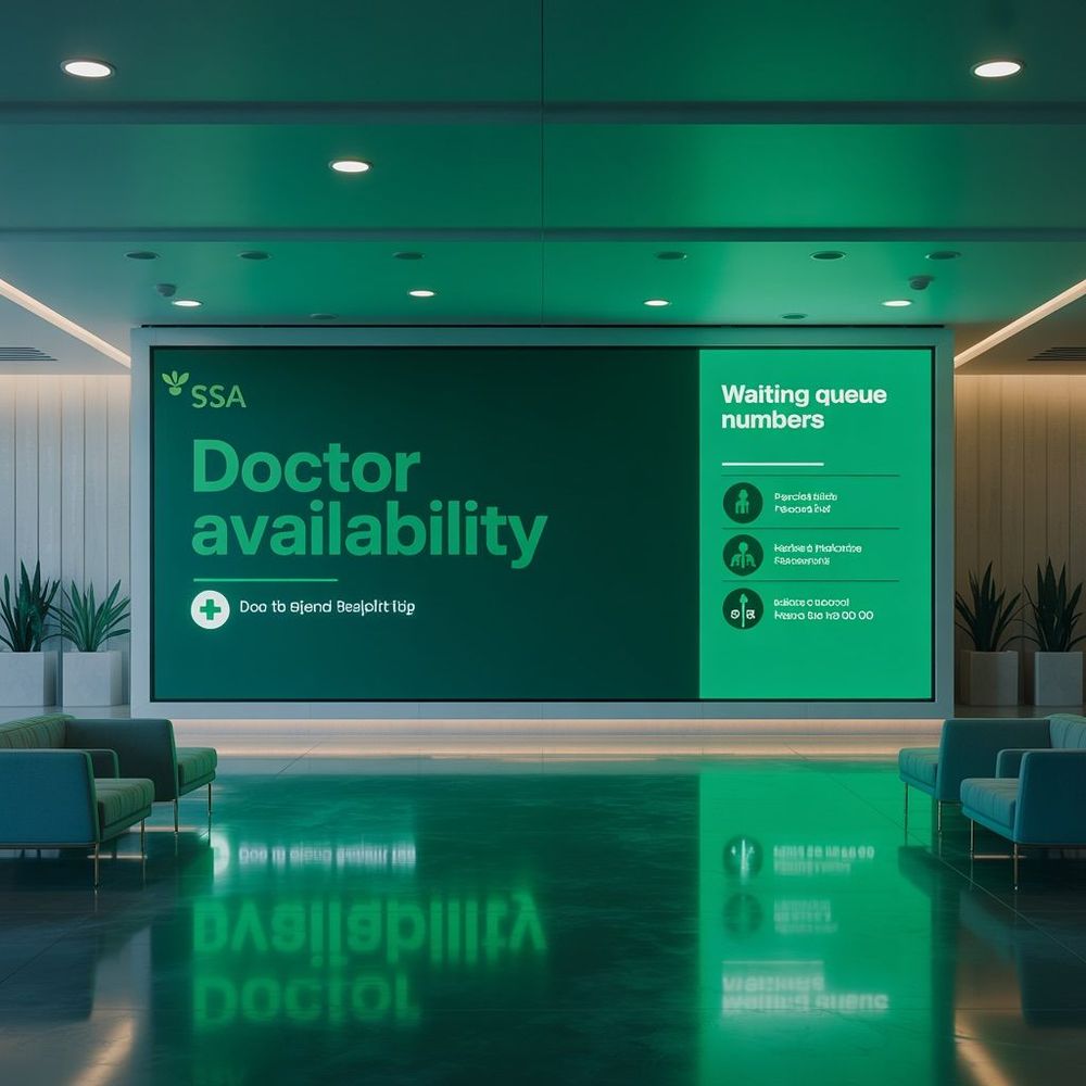 Healthcare digital signage