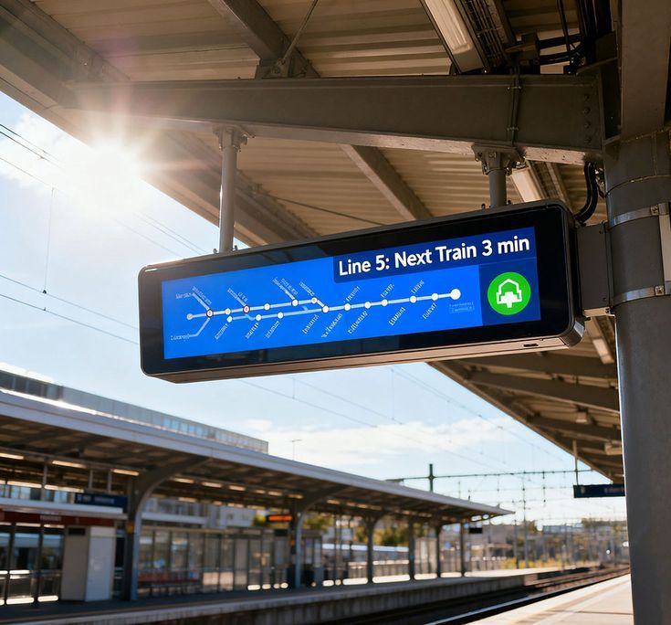 Transport Hubs digital signage
